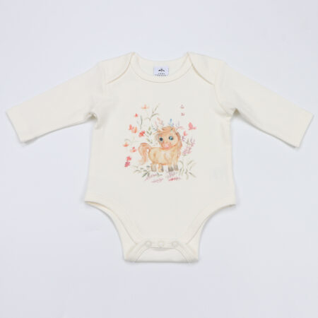 Baby bodysuit pony