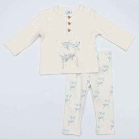 Shark longsleeve set