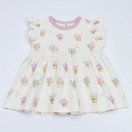 Kleid Blumentopf