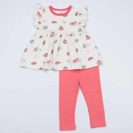 Kleid und Leggings Set